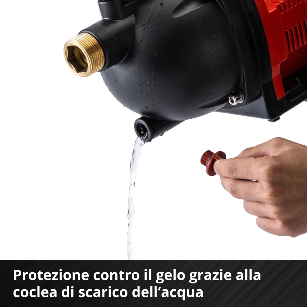Pompa Autoadescante a Batteria Einhell Aquinna 36 30 18V 3000 Litri H