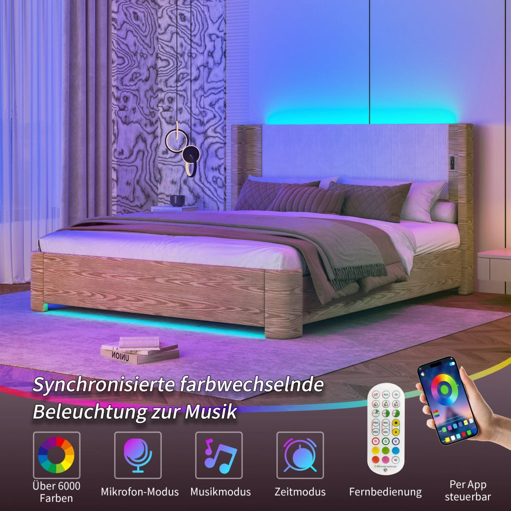 letto con meccanismo idraulico velluto beige 160 x 200 cm
