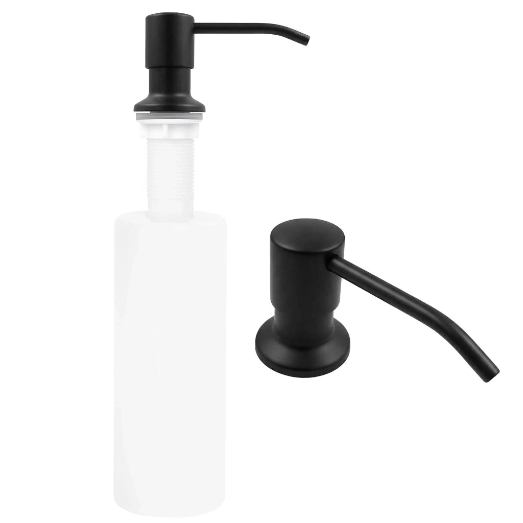 Dispenser Lavello Sapone Rea Erogatore Lon Black
