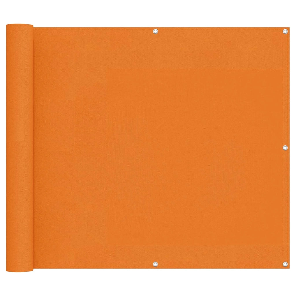 Schermo da balcone-Pannello per balcone Arancione 100 x 500 cm Tessuto Oxford