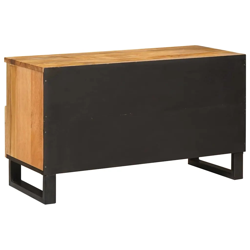 Mobile TV Marrone 80 x 33 x 46 cm Legno di mango massello 4018061
