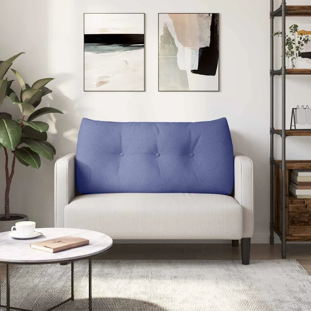 Cuscino per Schiena | Cuscino dorsale Blu jeans 100 x 24 x 50 cm Tessuto