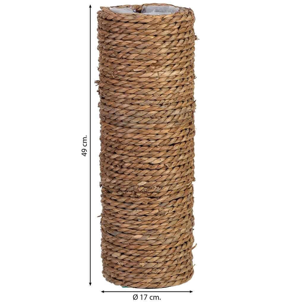 Vaso corda 17x17x49h cm