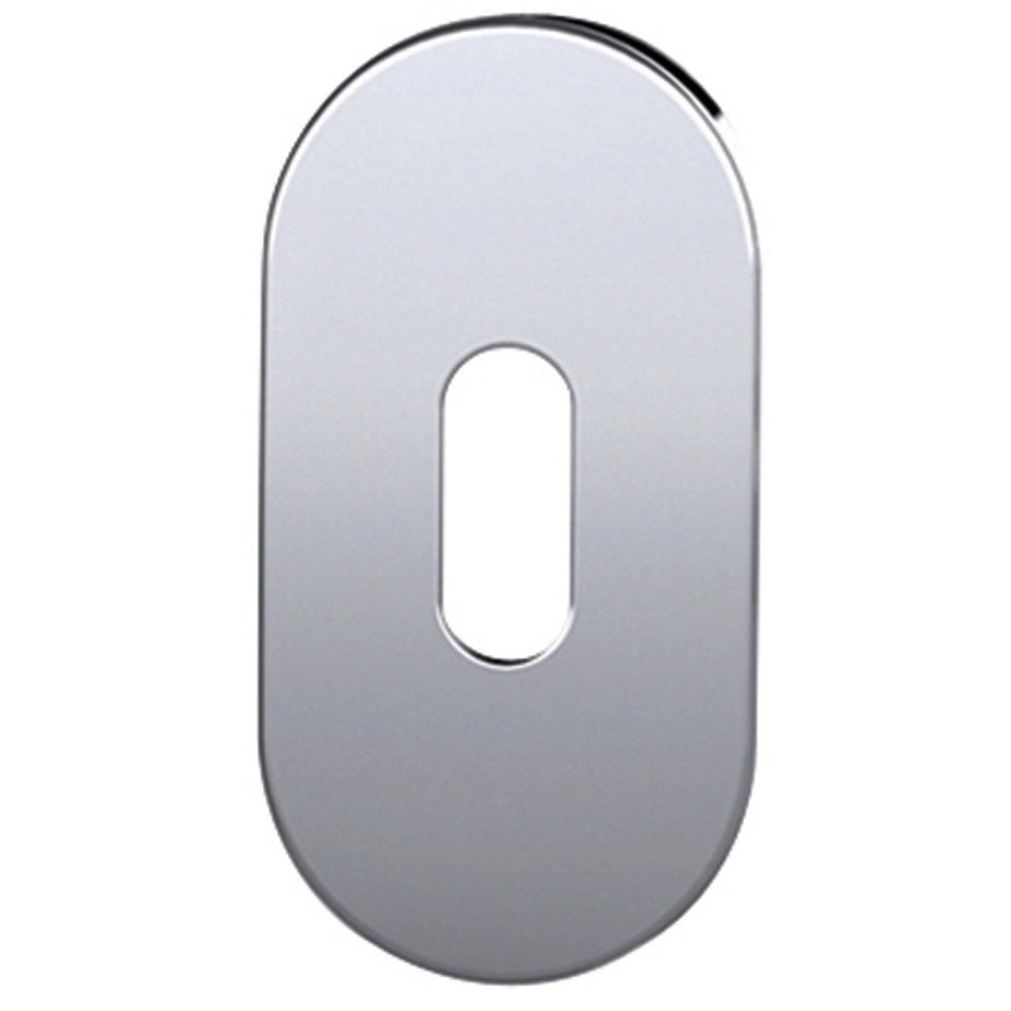 BOCCHETTA OVALE BASSA 28X6X60 INOX SAT F PATENT- TROPEX DESIGN- 10,0 pz