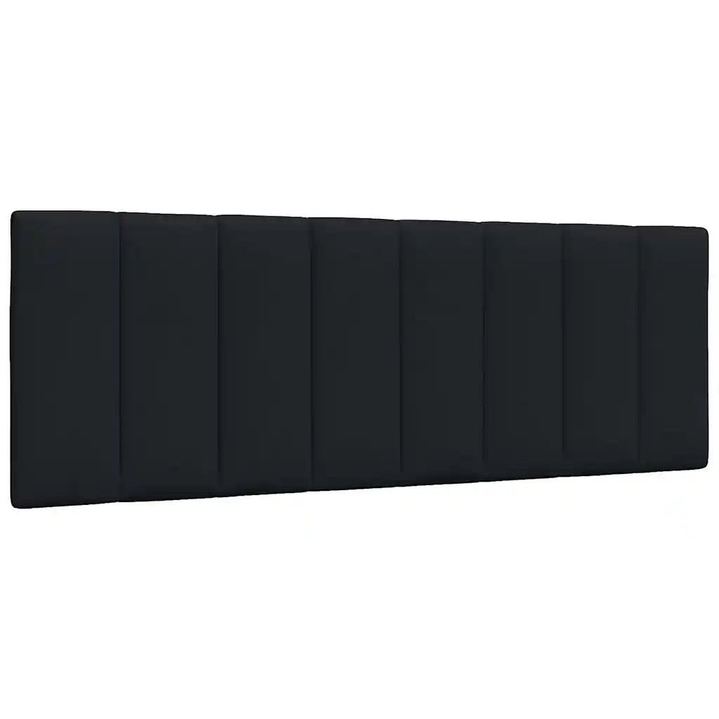 Cuscino Testiera Hanko Nero 140 cm in Tessuto 4019165
