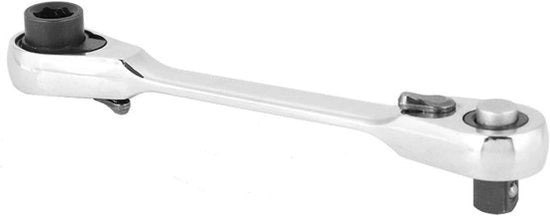 Chiave 72 Denti - Manubrio Cuscinetto di Blocco - Chiave a Inbus - Mini Chiave a Tastone - 1/4 pollici - Chiave a Tastone a Sezione Esagonale - Blocco Rapido - Chiave a Inbus (107mm) - Adatta per uso Professionale - Acciaio Inox Cromo Vanadio