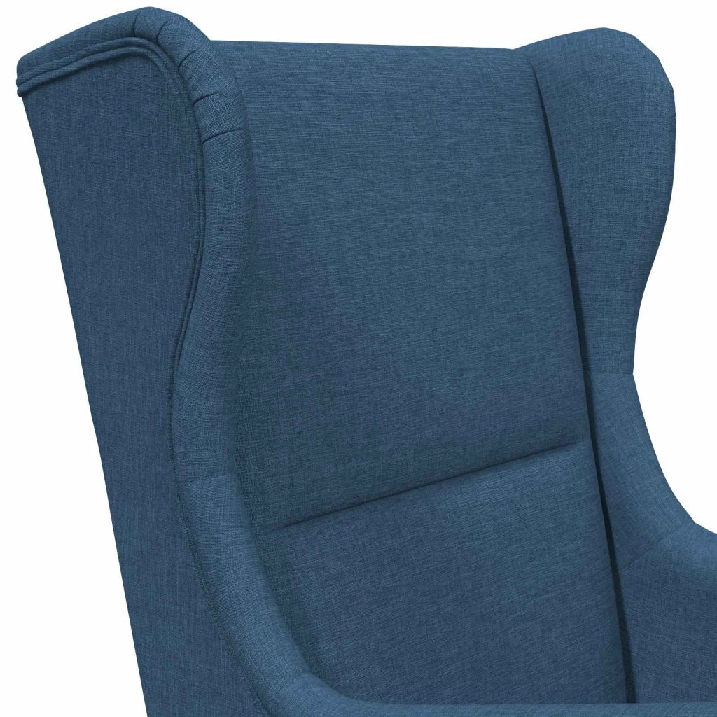 Poltrona-Divano Sedia Blu Tessuto 475953