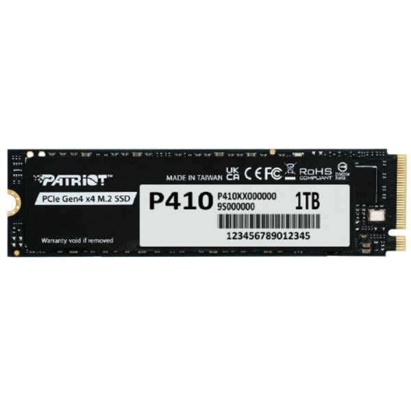 PATRIOT SSD INTERNO P410 1TB PCIe Gen4 x4 M.2 2280