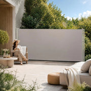 Extendable Side Awning 180x600 Cm Grey