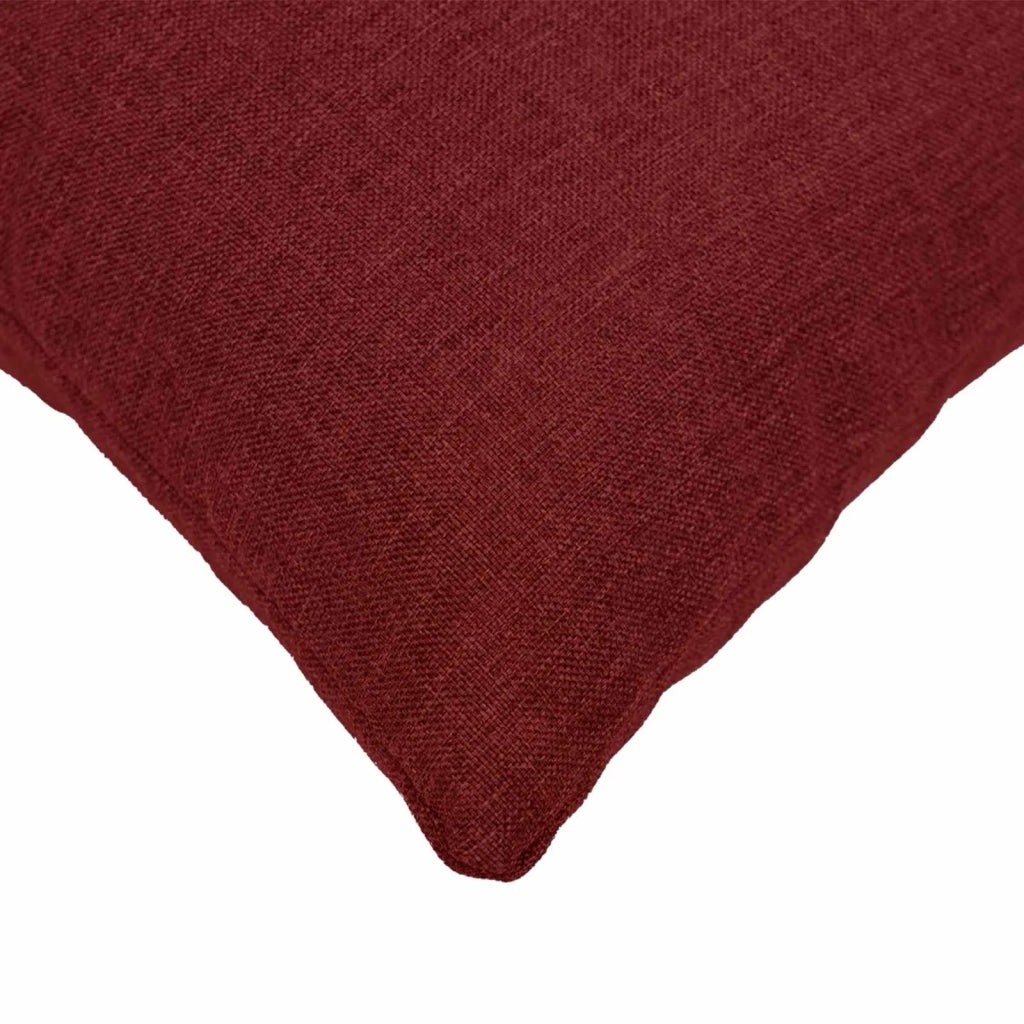 Federa 6 pz HEERLEN Rosso Vino 40 x 60 cm Tessuto 909130