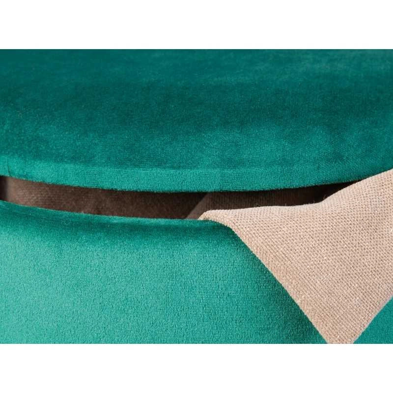 Pouf secchiello Inter Link con contenitore e maniglia in ecopelle