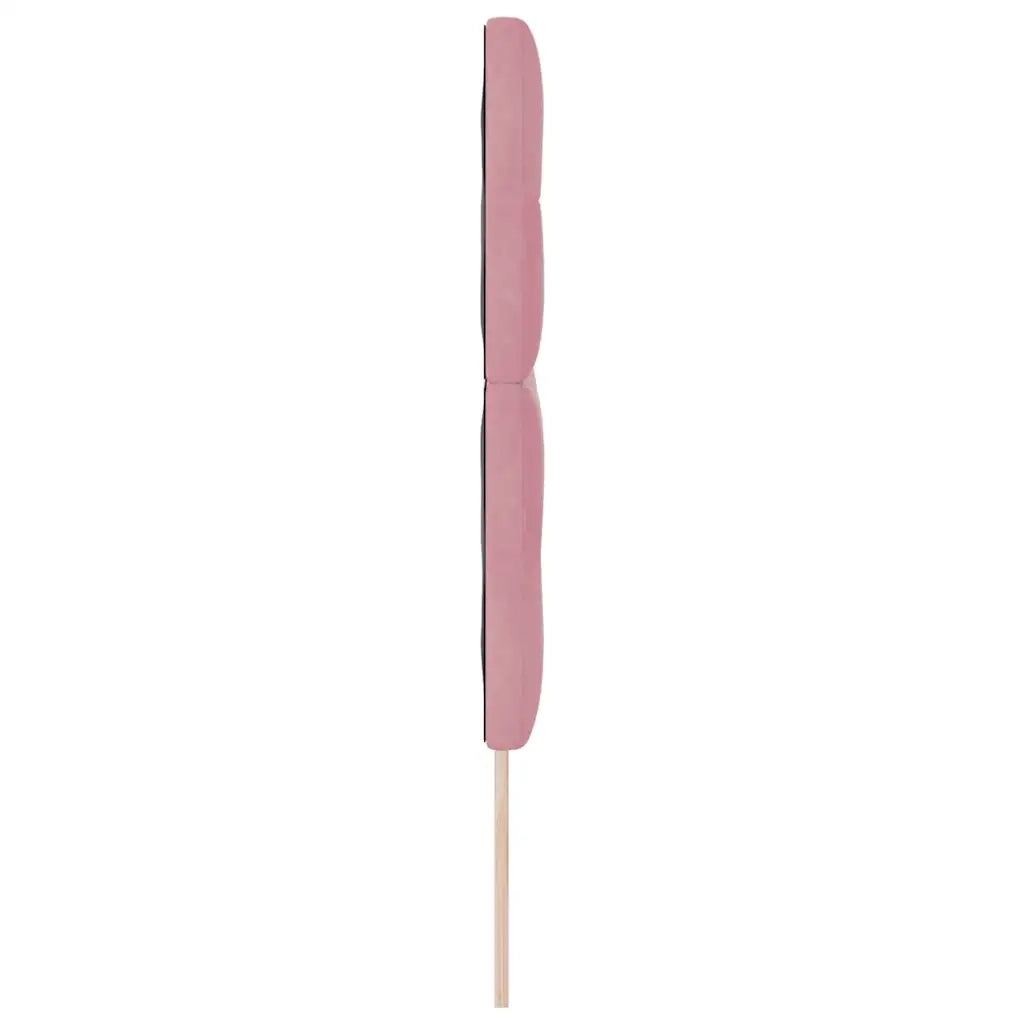 Testiera | Testata LED con strisce LED Rosa 144 cm Velluto