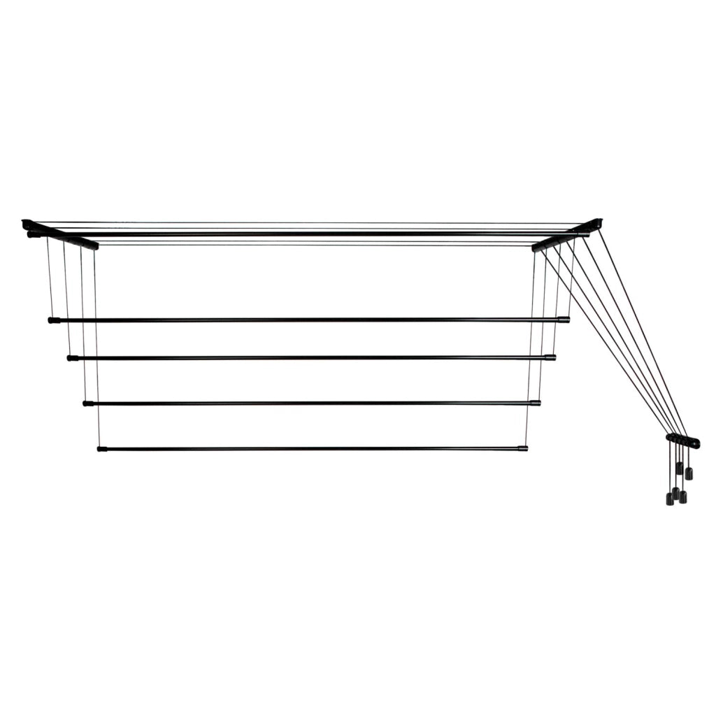 KADAX Suszarka sufitowa 5x140cm czarna AV140-P5St
