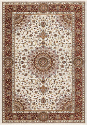 Tappeto BABIL cm.200x290 disegno classico orientale colore crema e rosso