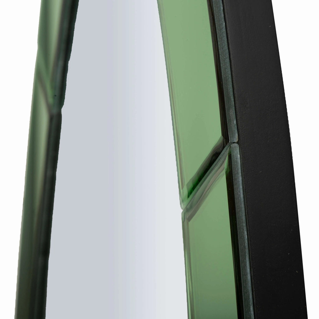 Trakai, Specchio Forma Ovale, 55x150h cm Verde