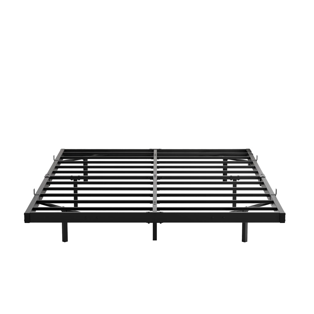 letto a sospensione metallo nero 140 x 200 cm