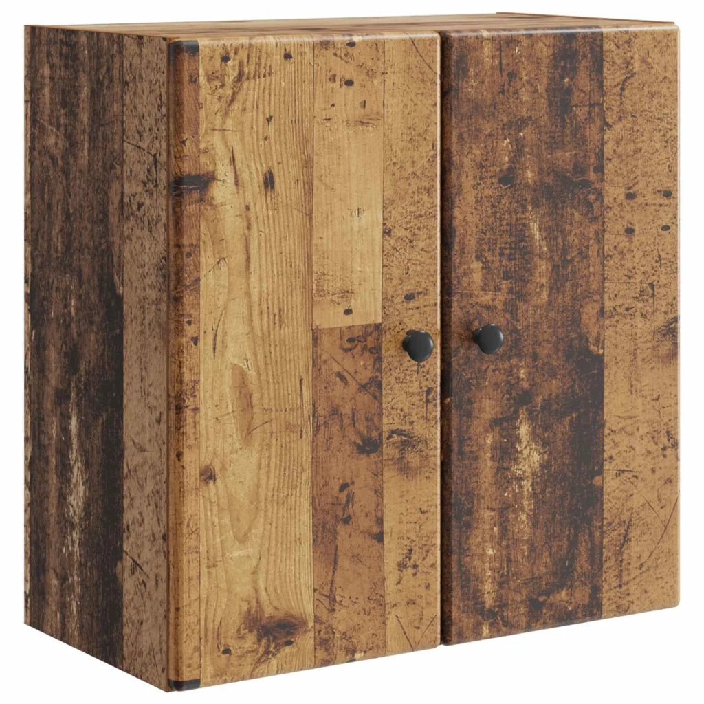 Armadietto a Muro | Mobiletto a muro Legno antico 59 x 31 x 60 cm