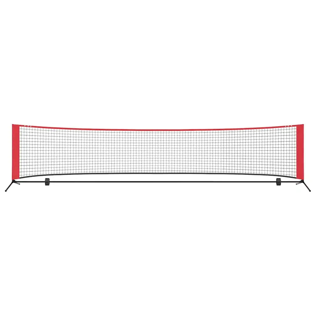 Rete da tennis Nero e Rosso 396 x 92 x 87 cm Poliestere CFW4712104