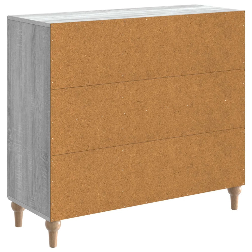 Credenza Grigio Sonoma 89 x 34,5 x 80 cm Legno ingegnerizzato 894191