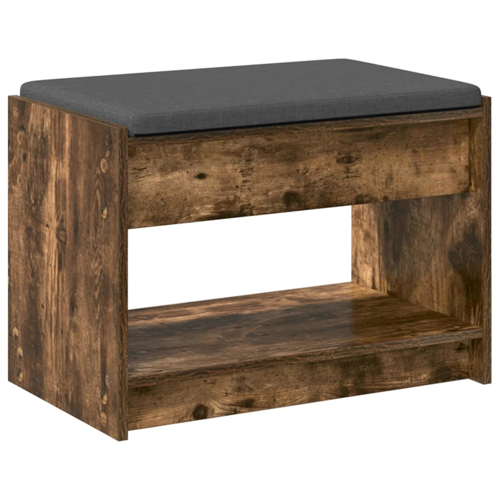 Panca per ingresso Quercia Affumicata 63 x 38 x 45 cm