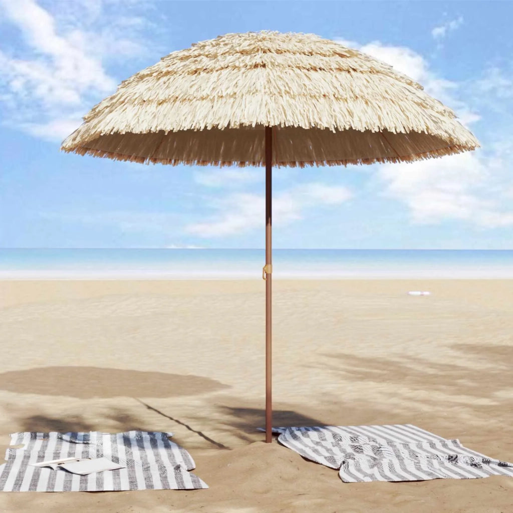 Ombrellone da Spiaggia Naturale 205 x 205 x 210 cm 42006677