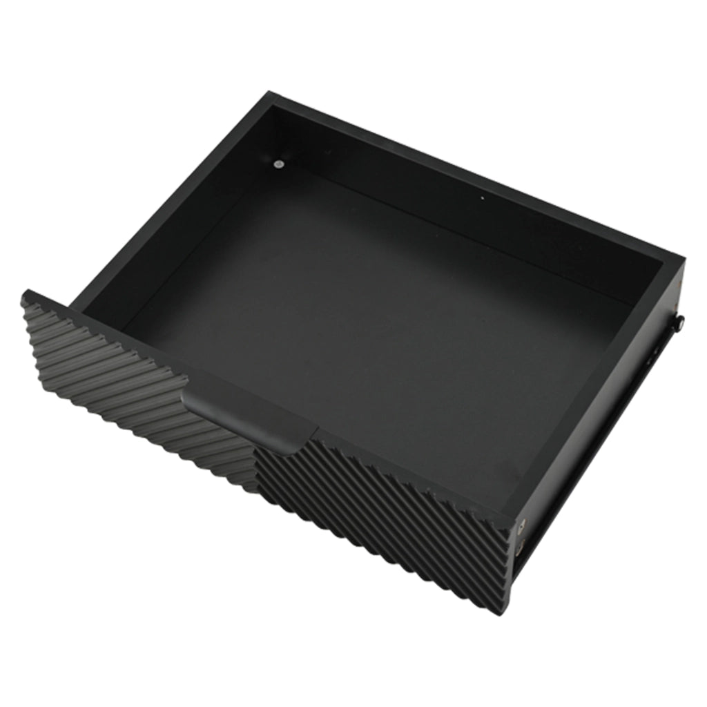 MOBILE TV 200x40x50,5 cm Nero in Truciolare con 2 ante e 2 cassetti