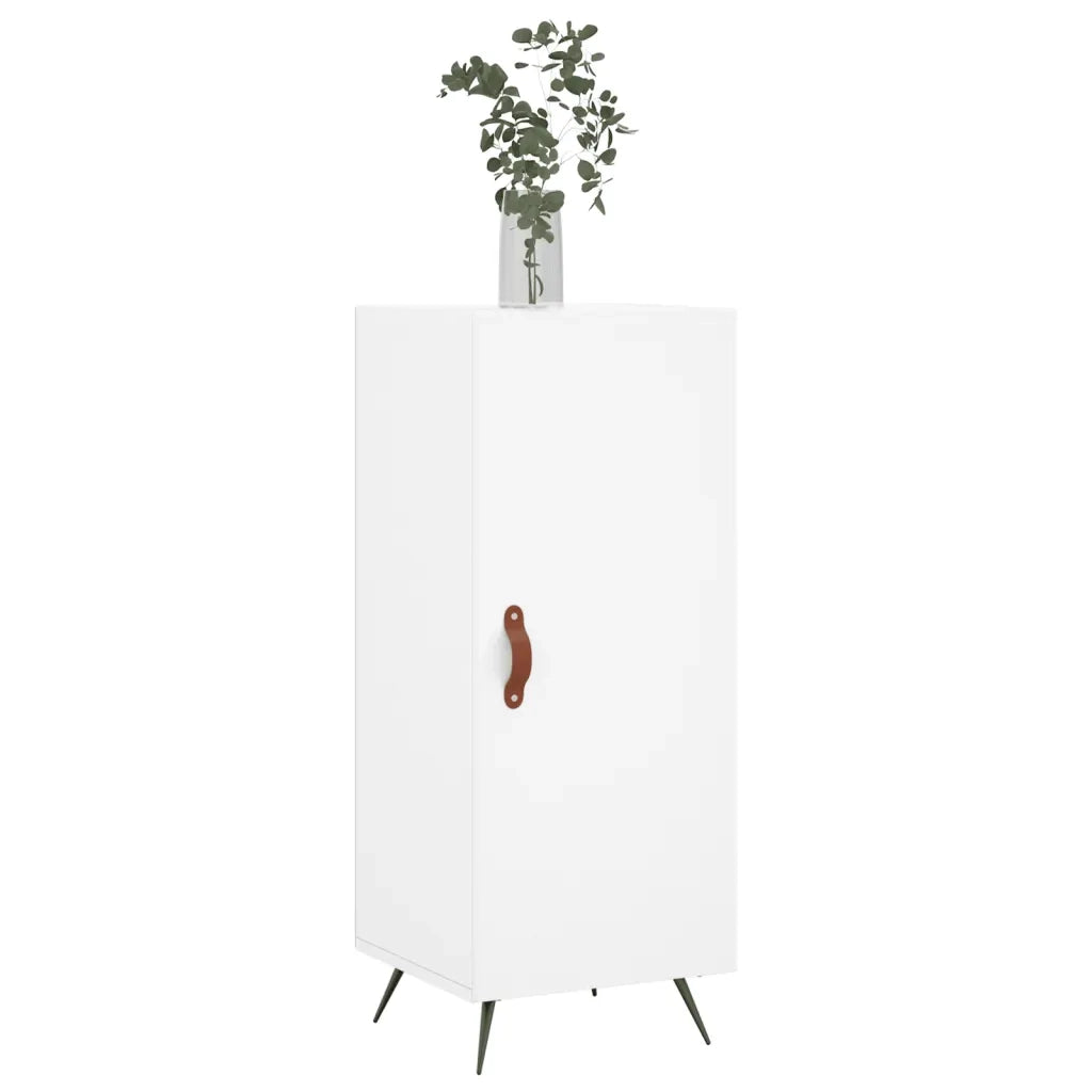 Credenza | Madia | Buffet da pranzo | Armadio da pranzo Bianca 34,5x34x90 cm in Legno Multistrato