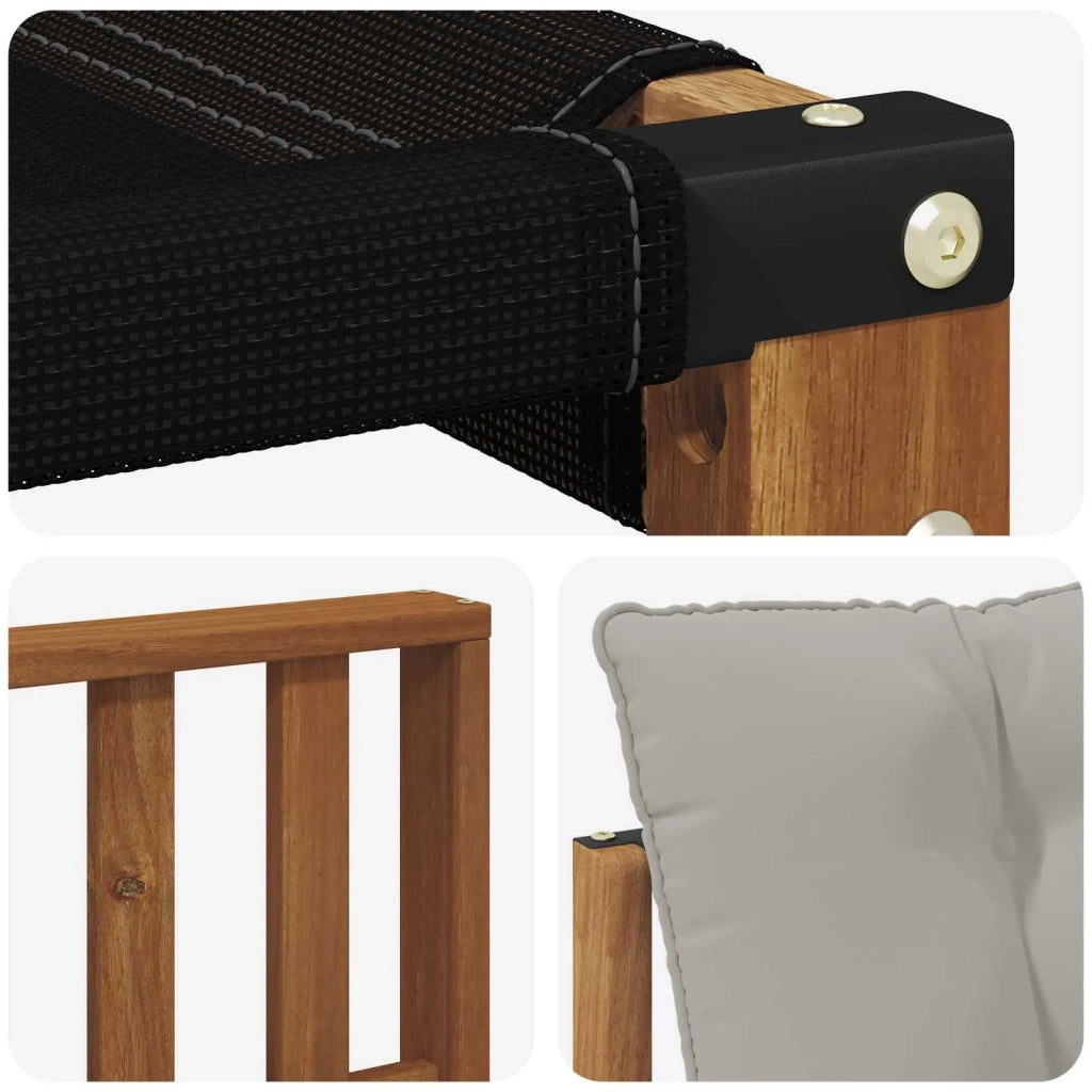 Set di divani da esterno 8 pcs Grigio Naturale e Chiaro 3369742