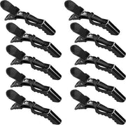 Set di clip per capelli professionale da 12 - Clip per capelli neri per stili e tagli