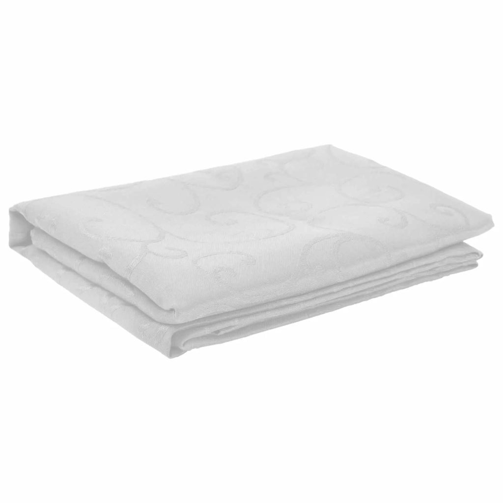Tovaglia da Tavolo 5 pz Rettangolare Bianco 140 x 180 cm 42040462