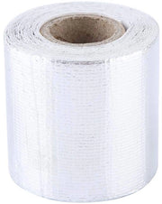 Tappetino di Alluminio a Sfoglia 5m x 5cm - Isolante Riflettente Autoadesivo - Adatto per Applicazioni HVAC - Sostenibile - Ideale per l'Isolamento - ...