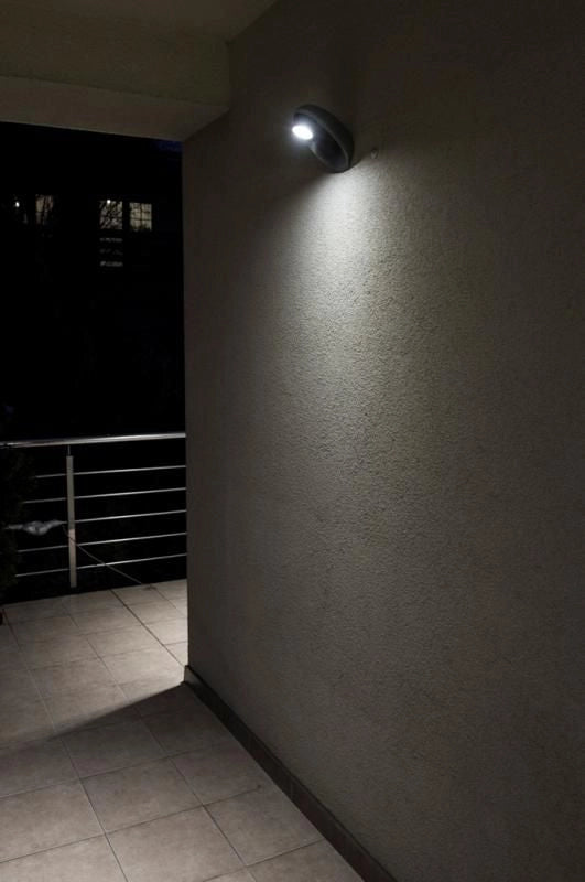 Applique esterna LED 9W orientabile grigio scuro IP54