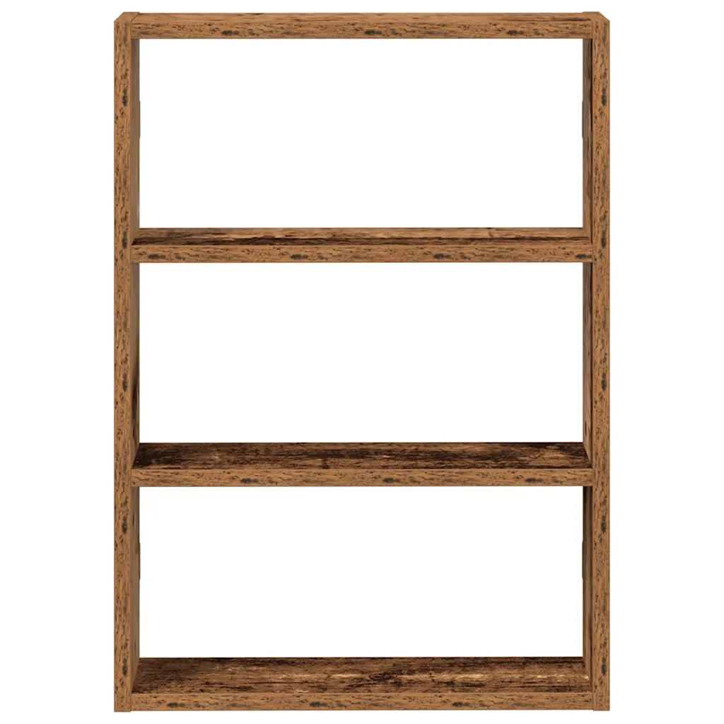 Scaffale a Parete Legno Vecchio 43x9x60 cm in Truciolato 860056