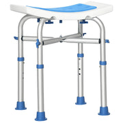 Sgabello da doccia regolabile ¨C Minimal ¨C blu, alluminio