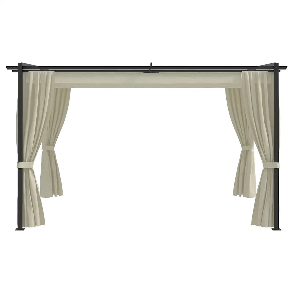 Gazebo 4x3 m Crema cod mxl 40258