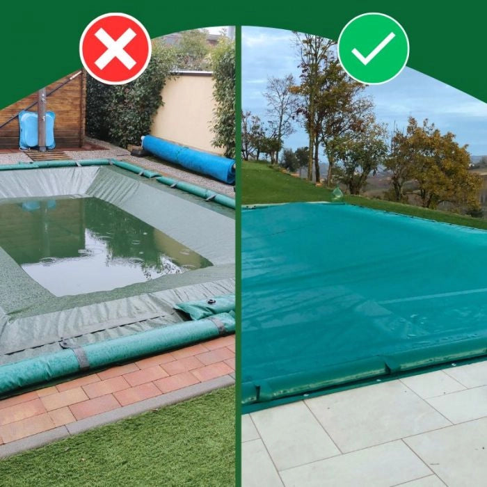 Salsicciotto Ad Aria Polartex® Airtube 0,6 Mm Per Coperture Invernali - Da 14,50 Mt  Piatto 1 Mt Lunghezza: 13.00 m