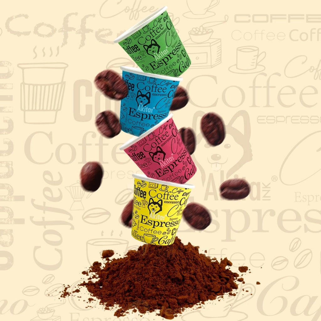 Akitaink 1000 Bicchierini Caffe e 1000 Palette