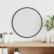 Specchio da Parete Nero Ø 30 cm Rotondo 348184