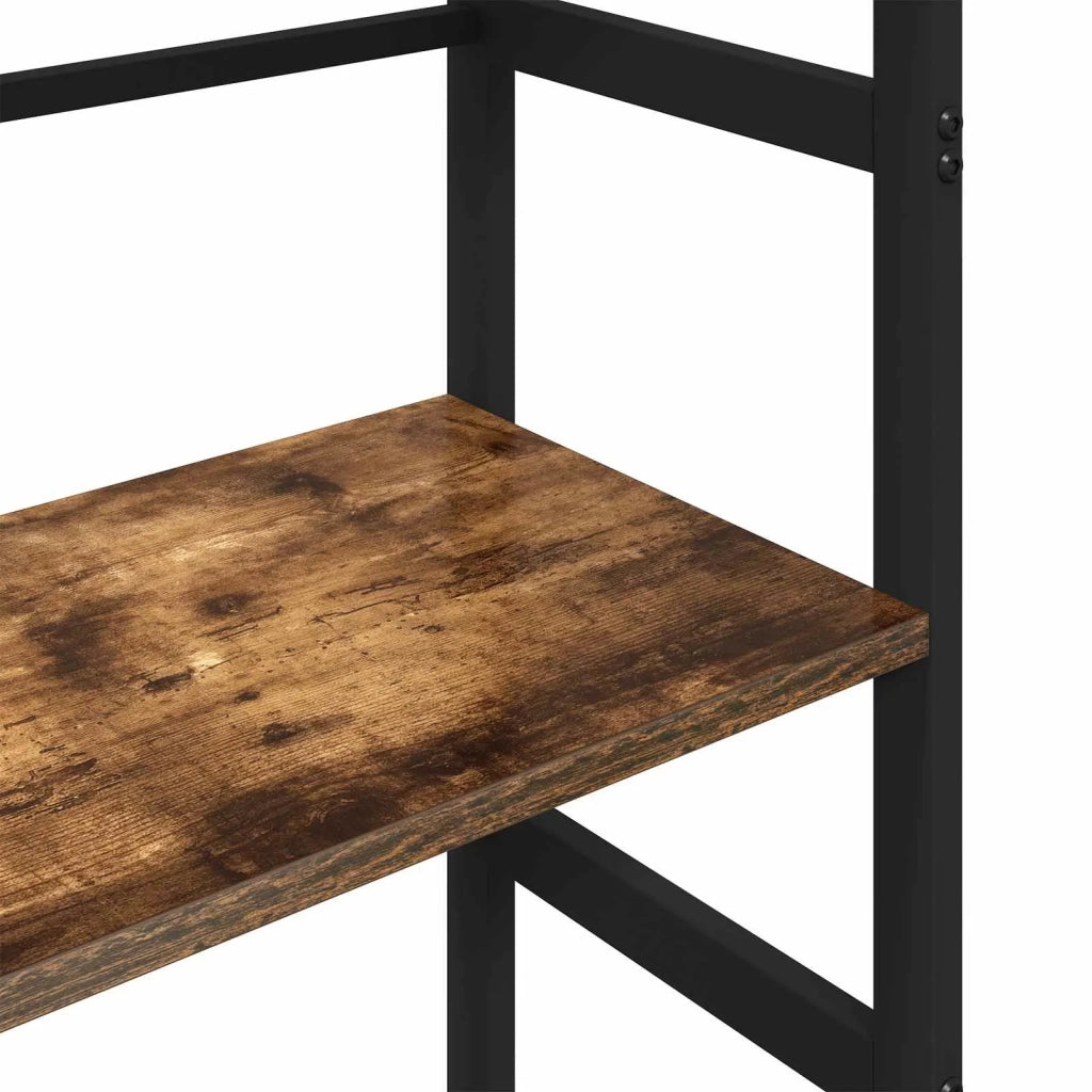 Libreria-Scaffale per Libri-Mobile di Stoccaggio Rovere fum¨¦ 40 x 29,5 x 81 cm Legno multistrato