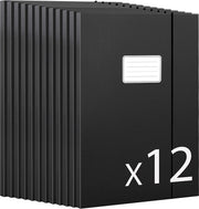 Raccolta A4 - 12 pezzi - nero - cartone