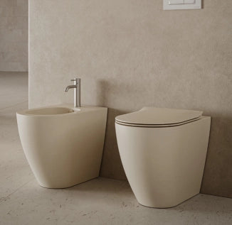 Bidet filomuro - Centrica - Hatria Colori Hatria Sanitari: Indaco lucido