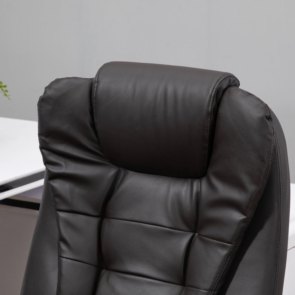 SEDIA DA UFFICIO massaggiante 54 cm marrone in plastica
