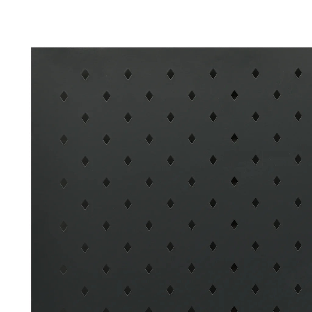 Paravento a 3 Pannelli Nero 120x180 cm in Acciaio 335895