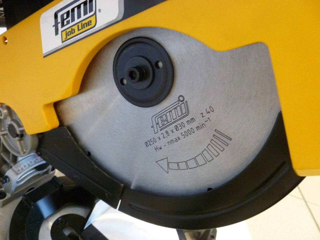 Troncatrice per Legno con Pianetto Superiore ''TR078'' 1800 W Ø 250 mm Femi