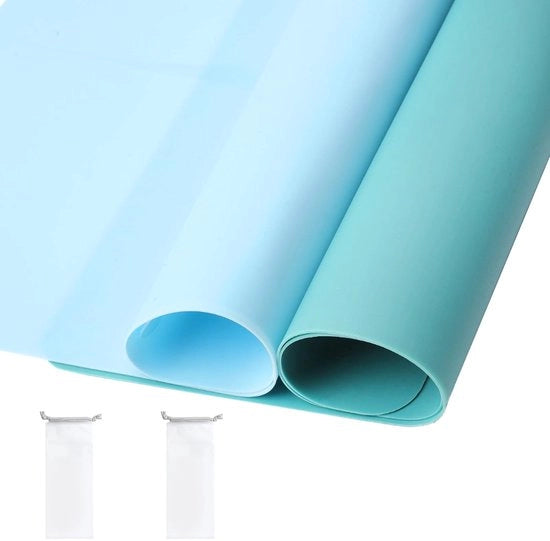 Set di protezione da graffio per lavori di imbiancatura da 2 pezzi - Supporto antiscivolo - Piatto di protezione in silicone - 40 x 30 cm