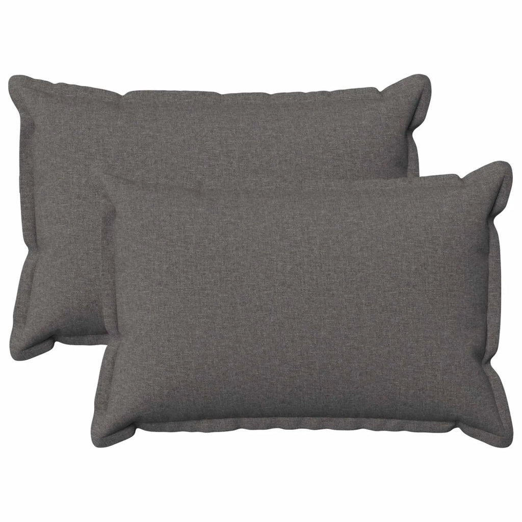 Cuscino con cuscino HOUTEN 2 pz Grigio Chiaro Lino 935638
