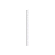 Cremagliera binario singolo - 100 cm. - bianco