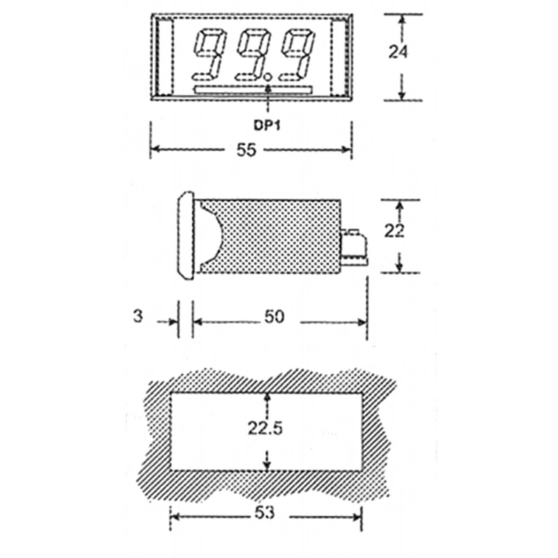 INDICATORE LIVELLO  DIGITALE