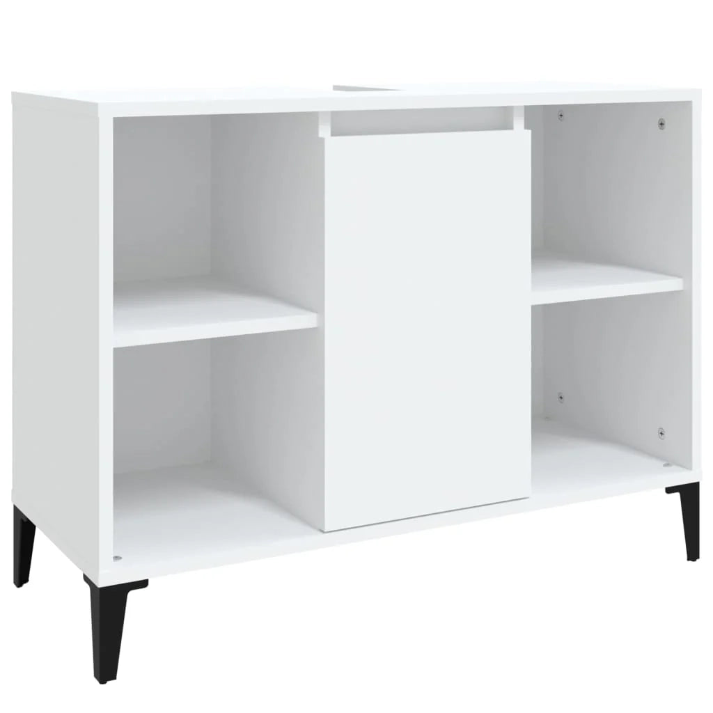 Mobile lavabo 80 x 33 x 60 cm in legno laccato bianco 02_0006808