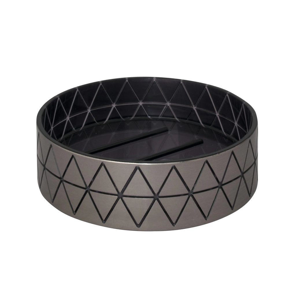 Porta sapone serie bridge color argento
